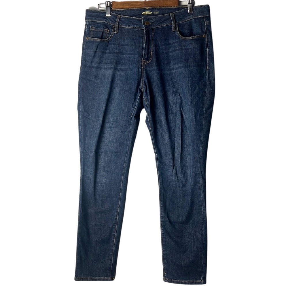 Old Navy Rockstar Super Skinny Jeans in Navy Blue